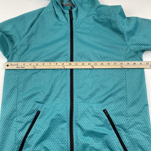 Adidas Team Issue Jacket Men’s M Hooded Windbreaker Waterproof Light Climastorm - Picture 4 of 10