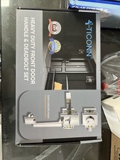New TICONN Front Door Handle Set, Heavy Duty Square Door Lever Single Cylinder