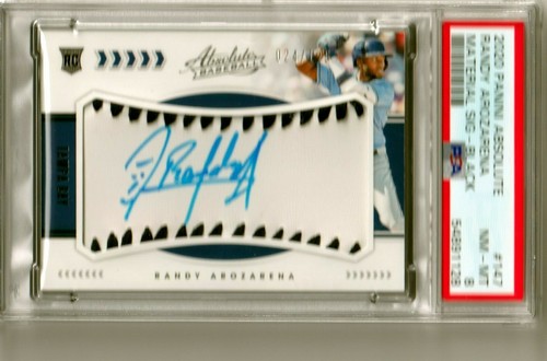 RANDY AROZARENA - 2020 PANINI ABSOLUTE - MATERIAL SIGNATURES - BLACK - NM-MT 8 - Picture 2 of 2