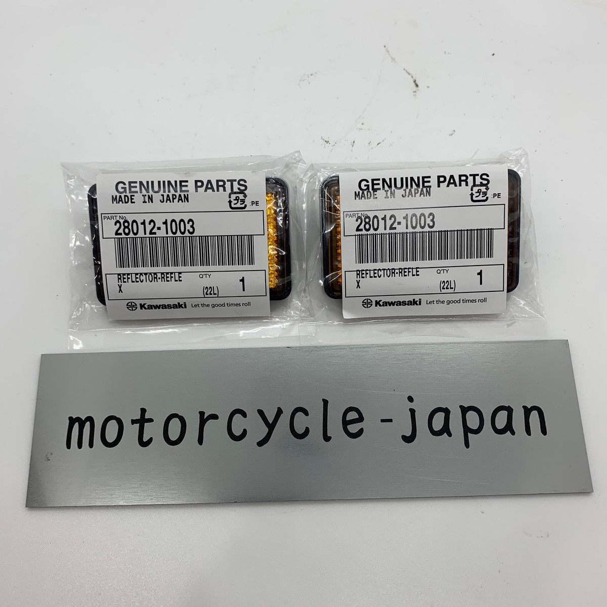 KAWASAKI Genuine KZ550 KZ750 KZ1000 KZ1300 Reflex Front Reflector