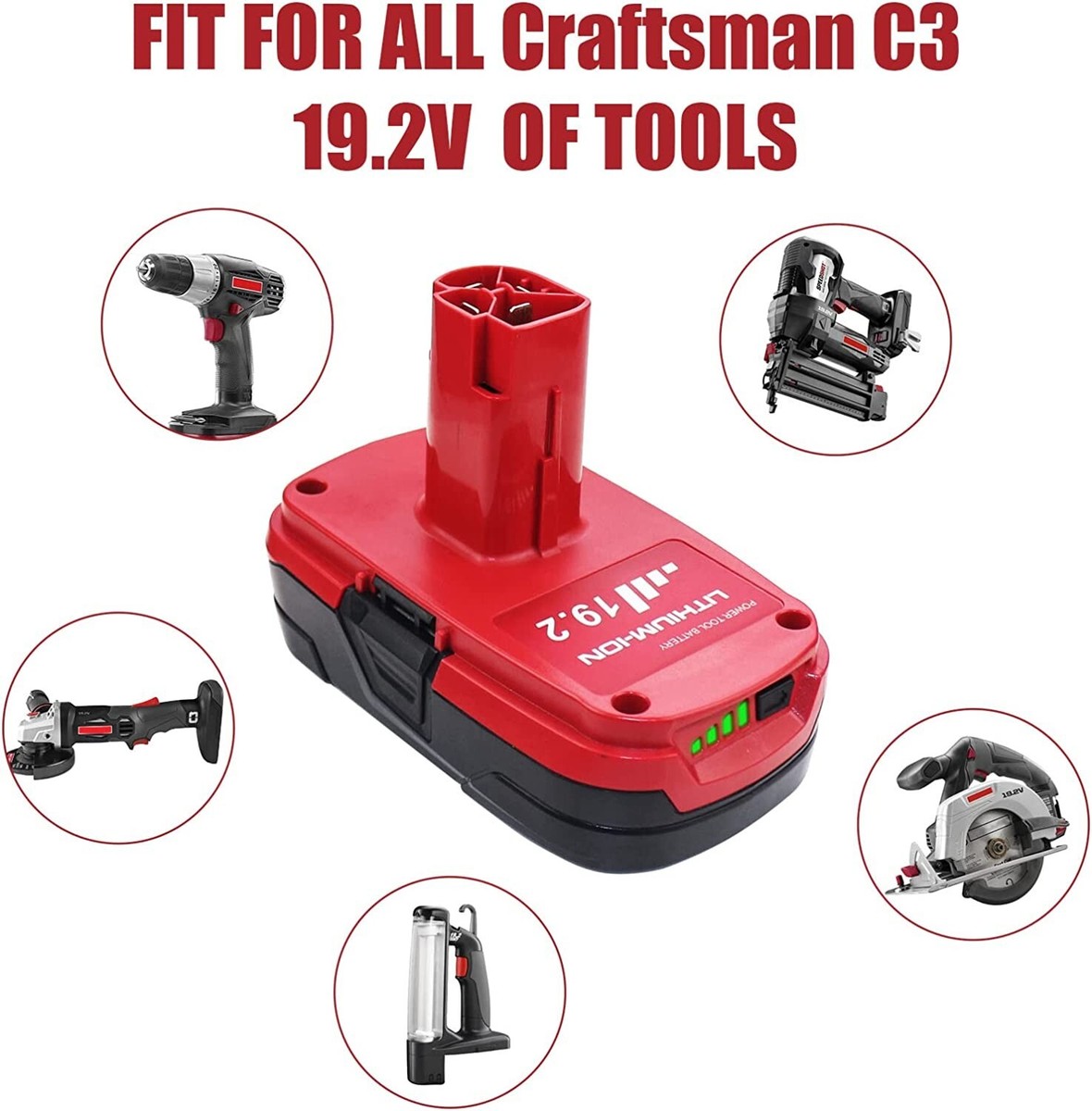 For Craftsman Lithium Battery Charger 140152004 DieHard C3 XCP  130279005
