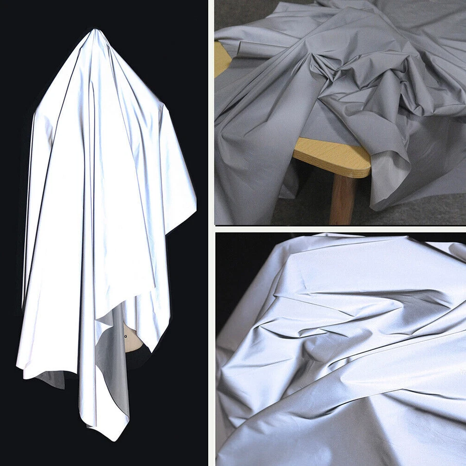 Reflektierender Stoff Meterware Wasserdicht Polyester Gewebe für Jacken Warnung - Bild 2 von 4