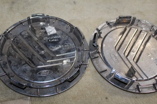 PAIR 2008-2000 Mercury Sable 18” Chrome Wheel Center Cap 8T5J-1A096-AB Hubcap - Picture 5 of 5