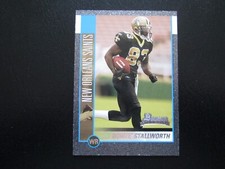 DONTE' STALLWORTH 2002 BOWMAN SILVER PARALLEL ROOKIE CARD #242/250. rookie card picture