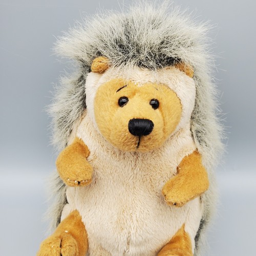 Hedgehog Plush Ganz Webkins Stuffed Animal No Code 8" EUC Clean Toy Gray Brown - Picture 8 of 9