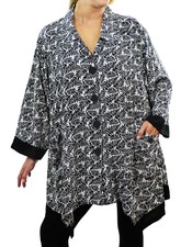 Plus Size Jacket - Ferntastic Combo Zinnia L Xl 0x 1x 2x 3x 4x 5x 6x