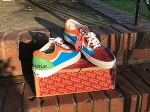 vans multicolor shoes