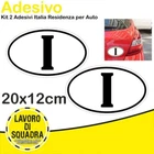 Sticker I ITALY I of National Identification Residence for Auto I of Italy IT