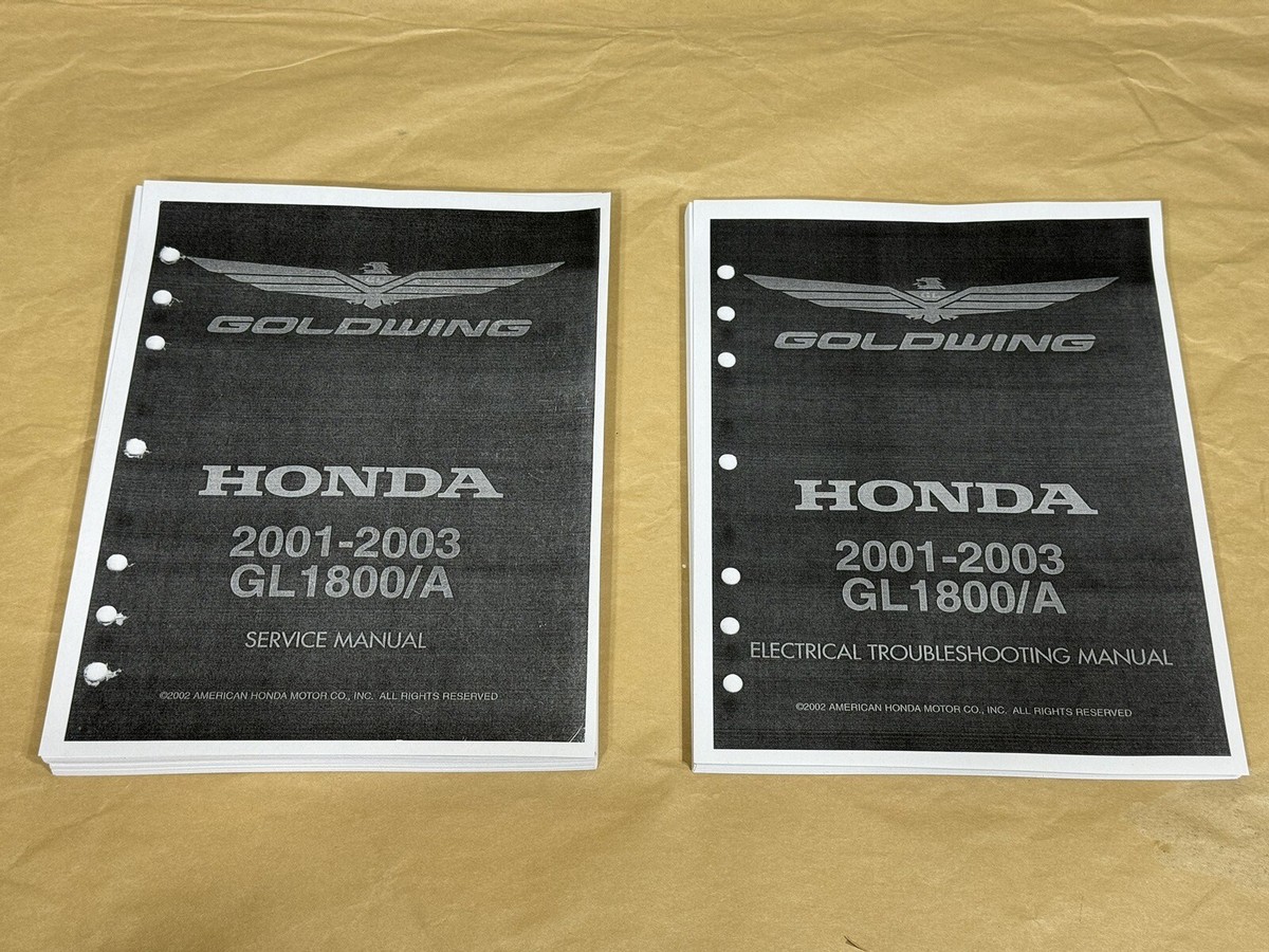 Official Honda GL1800 Gold Wing Service & Repair Manual (2001-2003