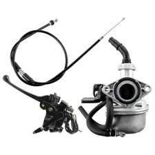 PZ19 19mm Carburetor Thumb Throttle Lever Cable For 50 70cc 90cc 110cc ATV Quad