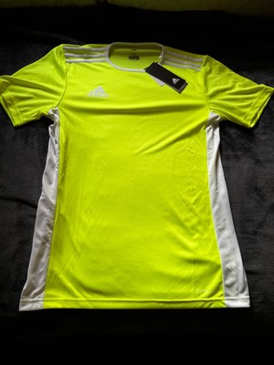 adidas Entrada 18 Training Jersey - Neon Yellow Men's Extra Small Brand New Tags