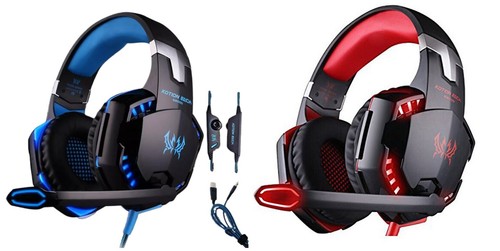 For PC PS4 3.5mm Gaming Headset Xbox one Headphone with RGB Surround Sound Mic - Picture 3 of 17