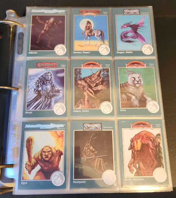 1993 TSR Advanced Dungeons & Dragons Silver Complete Set 1 through