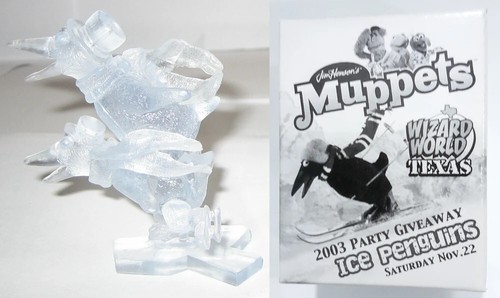 Raro Palisades Muppets Ice Penguins Wizard World Texas 2003 fiesta sorteo colección - Imagen 3 de 3