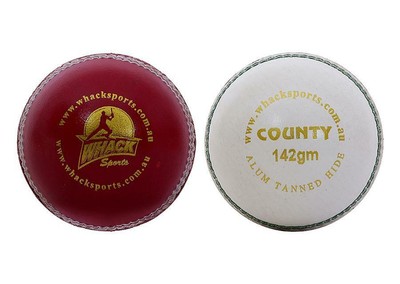156gm Turf 40 /& 80 OVERS Premium Quality 100/% Pure LEATHER 4 Piece Cricket Ball