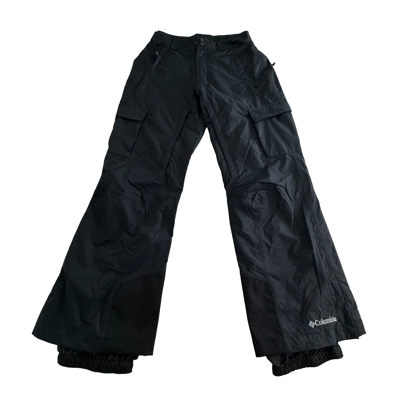 Columbia Snow Pants Womens Medium Black Softshell Omni Heat Thermal Bottoms M