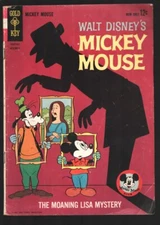 Mickey Mouse  #90 1962-Floyd Gottfredson art from 1936 inside back cover-"Moa...