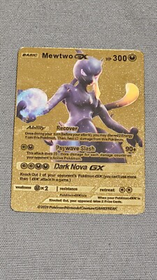 Pokémon Mewtwo GX Gold Card 2020 (Authentic) | eBay