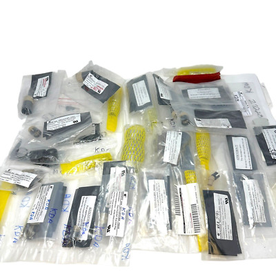 Pack of Souriau Electrical Connector, Screwed Straight Plug Cable Clamp Stacking