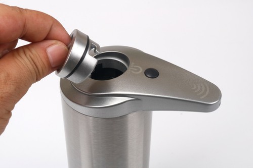 Automatic Touchless Free Standing Foaming Sanitiser Soap Dispenser S/S - Picture 3 of 9