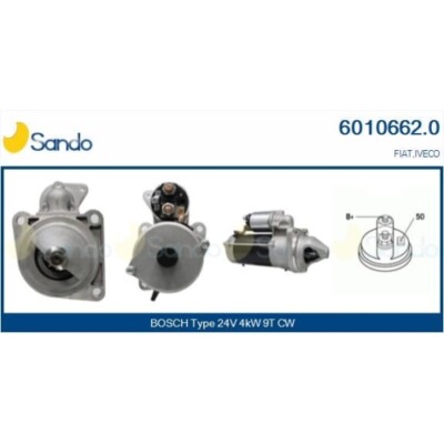Starter Sando 6010662.0 für Fiat Iveco