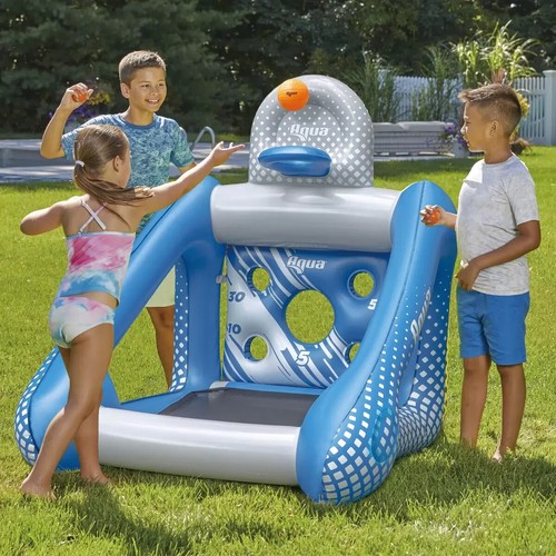 Aqua Leisure 4-in-1 aufblasbares Spielcenter Garten und Pool für Kinder, Erwachsene - Bild 3 von 7