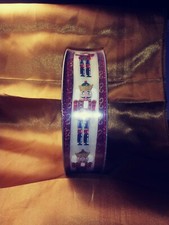 5 Continuous Yards Of Glitter Nutcracker Christmas Wired Ribbon 1.5 In Wide