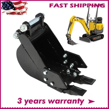 200mm Narrow Bucket Attachment For Mini Excavator Digger In Stock In USA