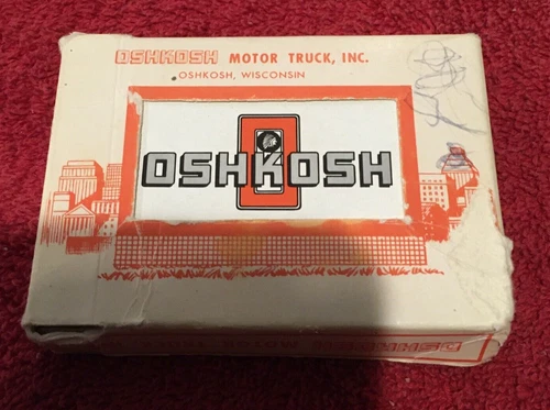 Oshkosh Motor Truck Wisconsin Playing Cards Compete Redi Slip Vintage