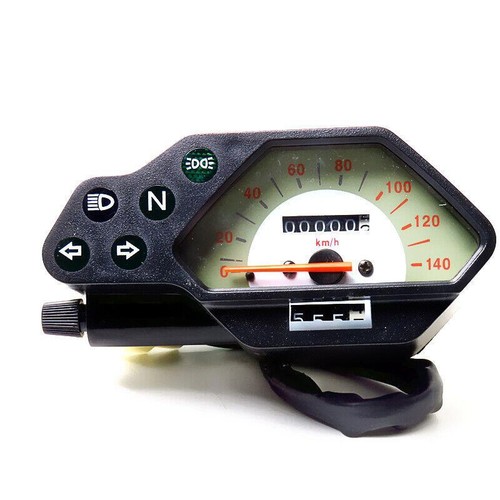 DC 12V Motorcycle LCD Digital Display Odometer Speedometer Accessory ...