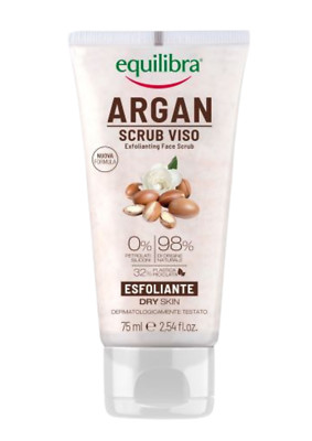 Equilibra Argan Gesichtspeeling 75ml - Sanfte Hautpflege mit Arganöl