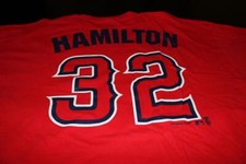 Los Angeles Angels Josh Hamilton Mens Tshirt Small MLB Baseball American League