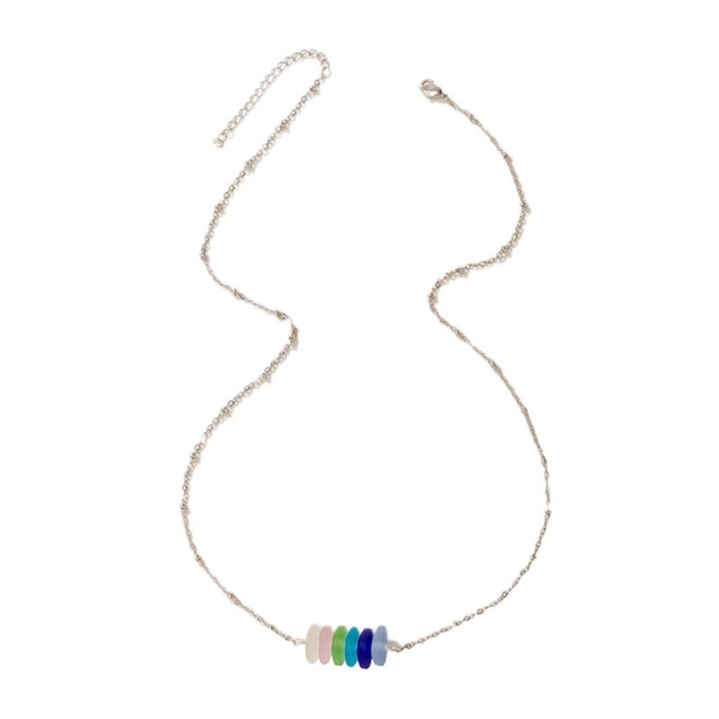 Colorful Beaded Choker Necklace for Women