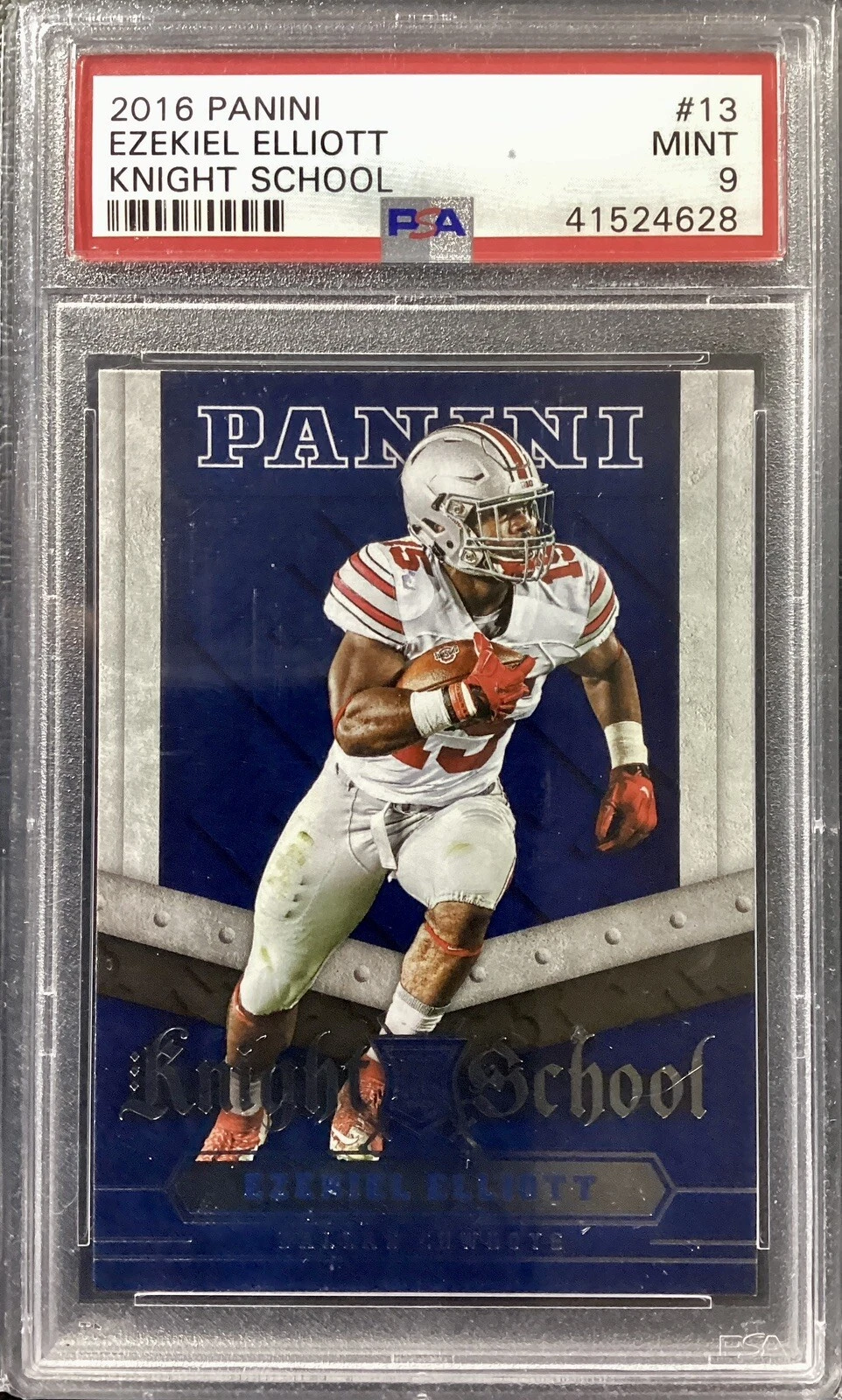 Ezekiel Elliott Panini Knight School #13 Base