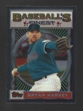 1993 Topps Finest - #3 Bryan Harvey