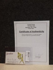 VINTAGE ORIGINAL Frankie Crosetti NEW YORK YANKEES AUTOGRAPH 3