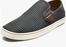 OLUKAI Pehuea Women's Slip On Sneakers, Casual Everyday Shoes Pavement/Pavement