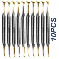 Dental Composite Instrument 6 Titanium Gold CIG6 Plastic Filling Restorations