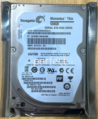 Seagate Thin HDD ST500LT012 500GB 5400RPM 16MB SATA