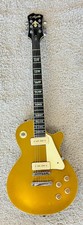 Agile Model Al-2000 P90 Gold Top Solid Body Electric Guitar With Hardshell Case
