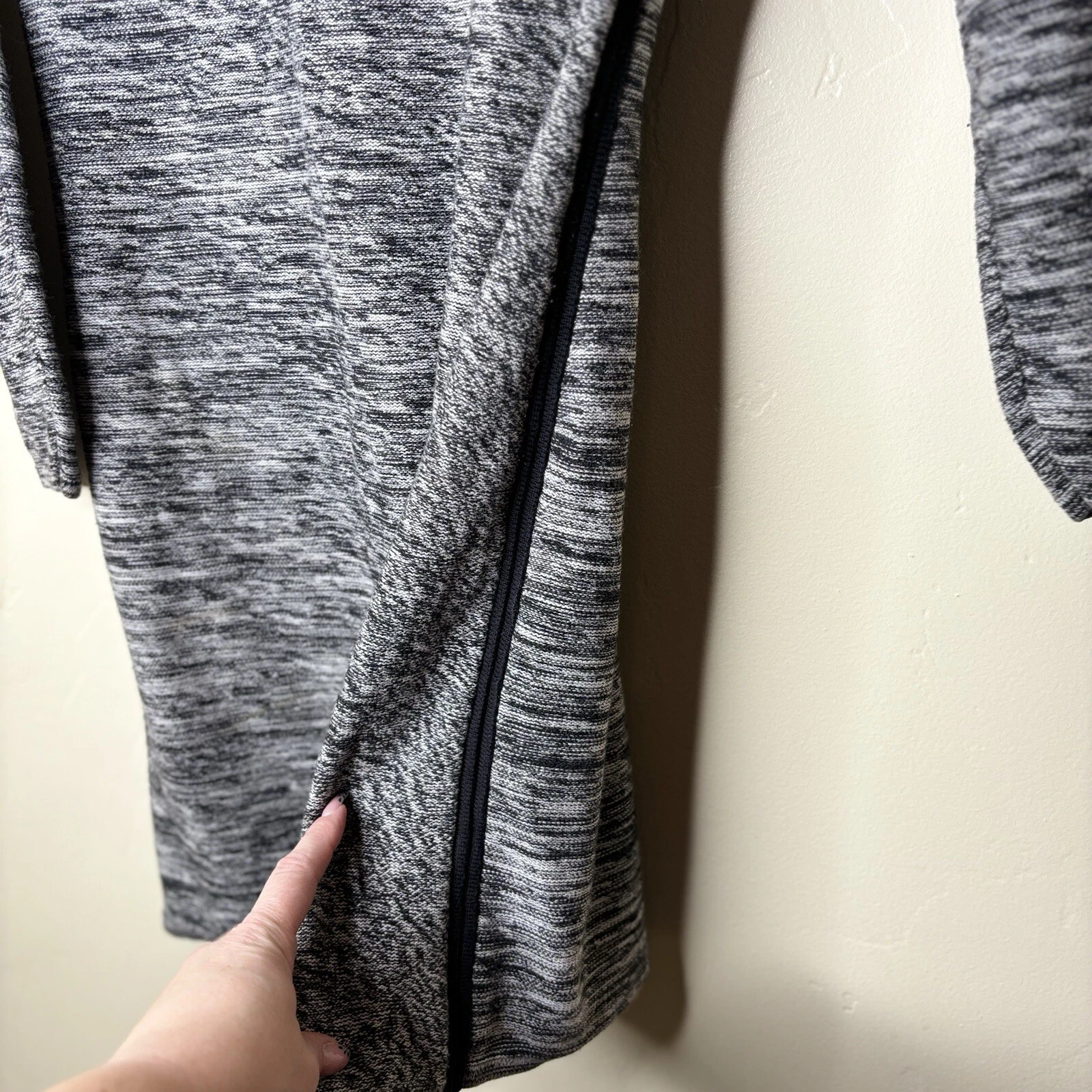 VETEMENTS Abito maglione Athleta Retreat taglia media nero marna L S maglia mini tempo libero