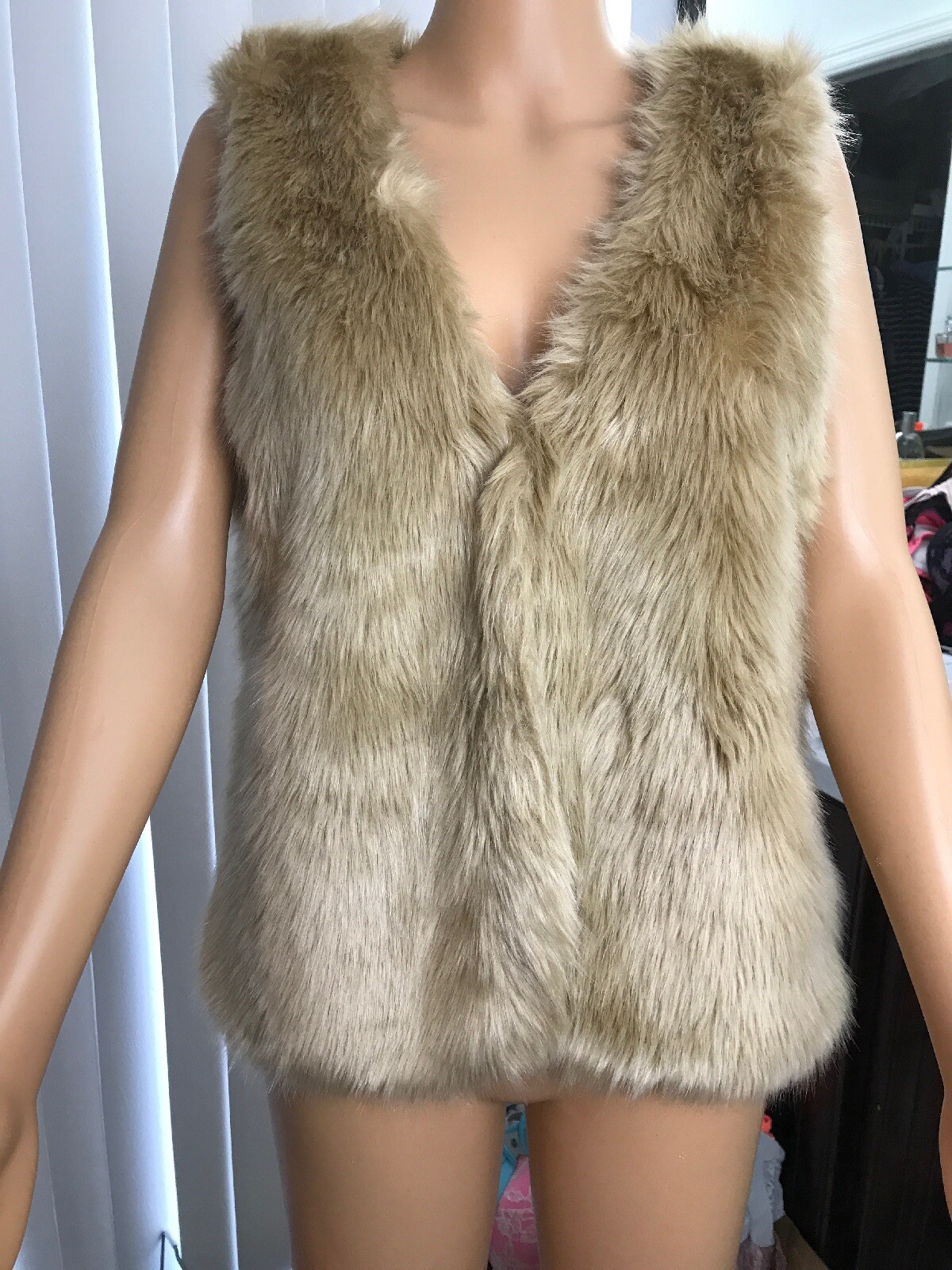 Fur Vest Jacket Women's . Before You Collection Size Large H