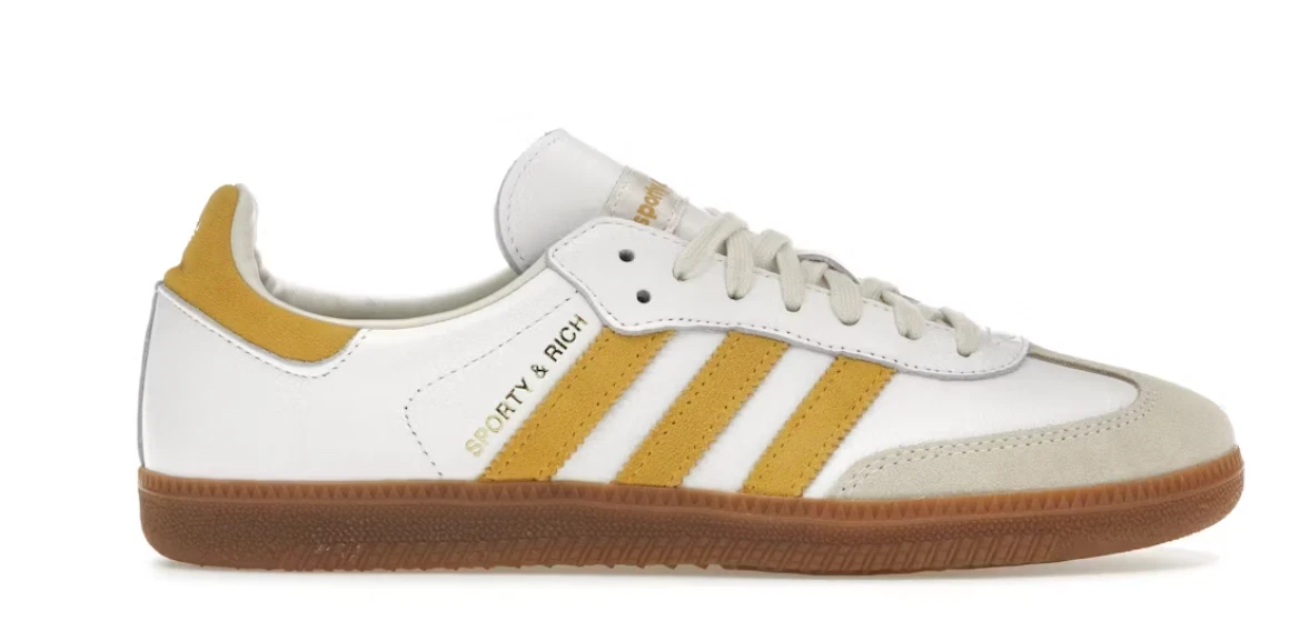 adidas Sporty & Rich x Samba OG White Bold Gold for Sale