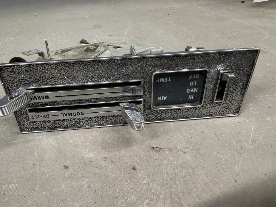 1966 1967 Pontiac GTO Lemans NON A/C Heater Controls Dash Vent Fan Tempest - Image 4 of 4