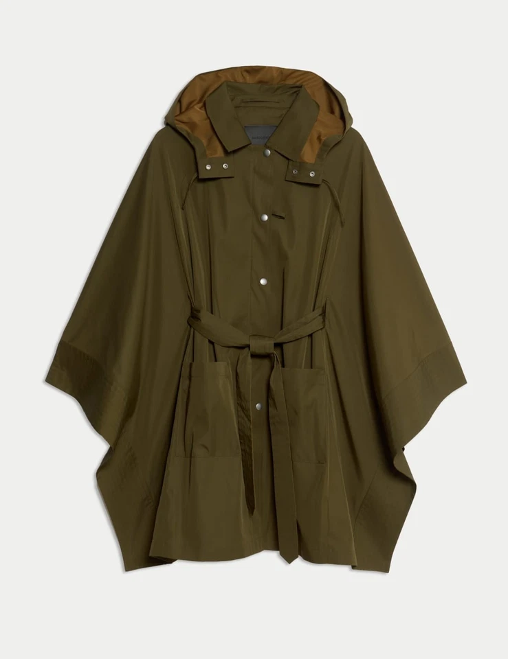 M&S - Autograph Womens Khaki Trench Women Coat - Image 2 of 4
