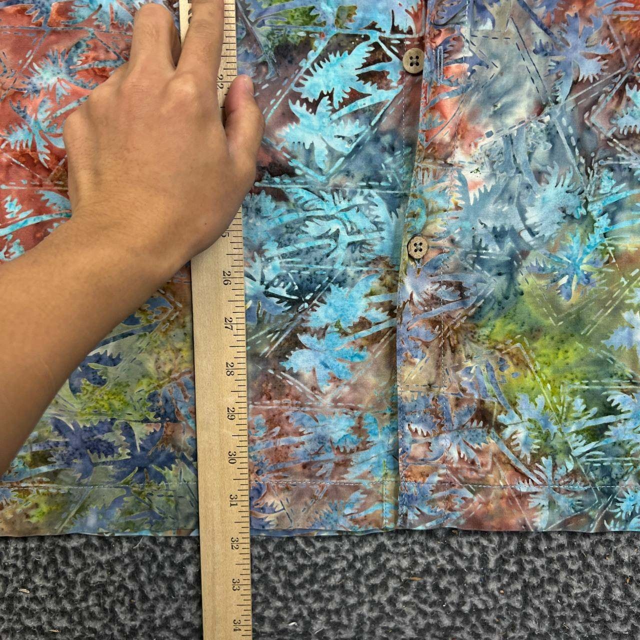 Basic Options Button Up Shirt Men Extra Large Sho… - image 5