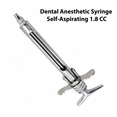4 Pcs Dental Anesthetic Syringe Self Aspirating 1.8 CC Dental Tool German Grade