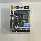 Funko Pop! Star Wars Impressions #772 Mandalorian with Grogu Bobblehead