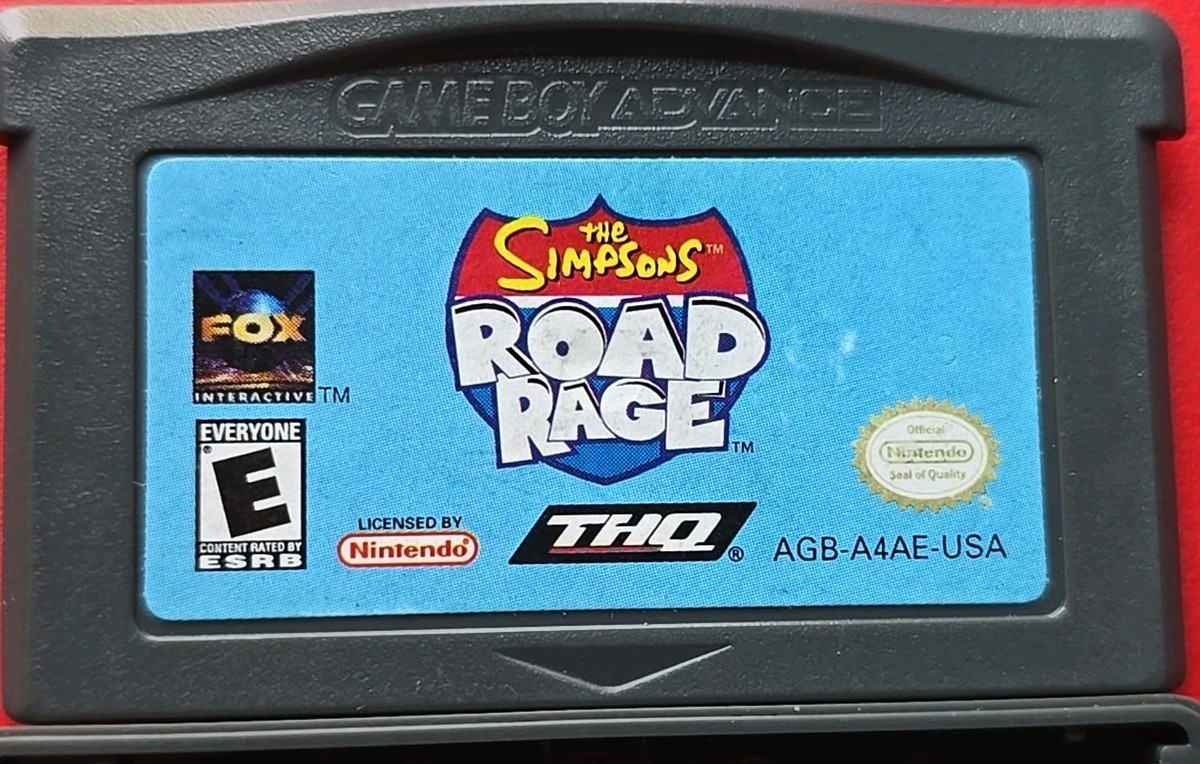 The Simpsons Road Rage Nintendo Game Boy Advance Authentic