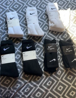 Chaussettes nike Lot 3 Paire Plusieurs Paires Disponible Noir/Blanc - Photo 1/4